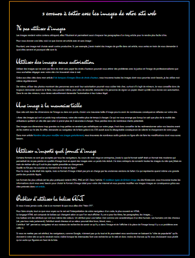 Article sans imag