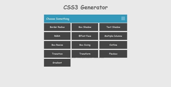CSS3 Generator