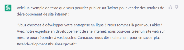 Pub pour Twitter