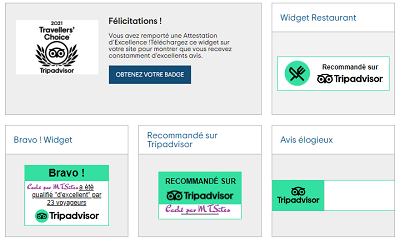 Widgets TripAdvisor