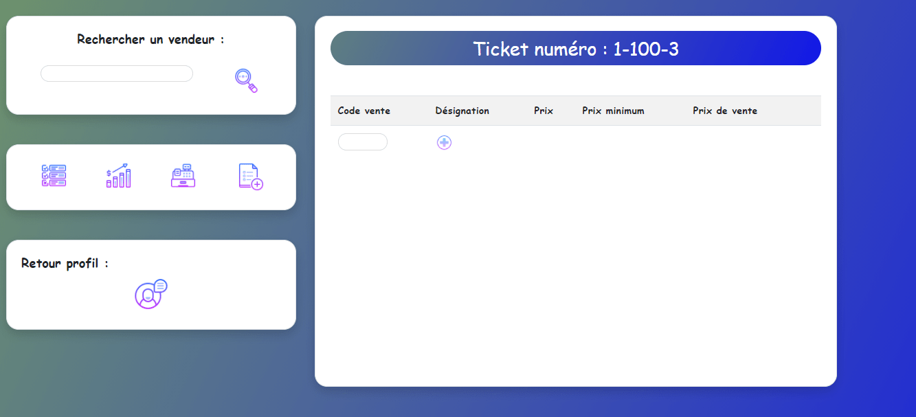 Ajouter un article au ticket