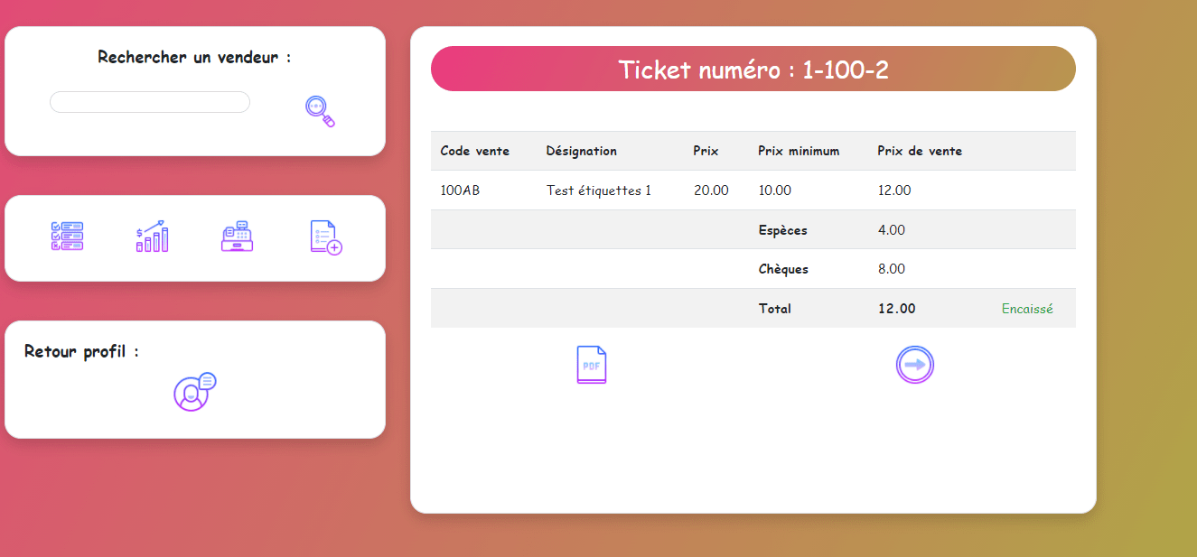 Exemple de ticket